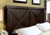 Furniture of America CM7734Q-BED Bianca - Queen Bed - Dark Walnut