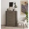 Riverside Furniture 87158 Sariel - Upholstered Host Chair (Set of 2) - Gray