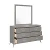 New Classic 00-3365G-DM New Classic 00-3365G-DM Huxley - Dresser & Mirror - Gray