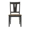 Intercon HP-CH-270W-BBP-RTA Harper - Splat Chair - Brushed Brown / Pecan