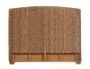 CoasterEssence 300501KWB1 Laughton - Woven Banana Leaf California King Headboard - Amber