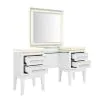 Liberty Furniture 781-BR35 Reflections - Vanity Desk - Pearl White & Rhinestone