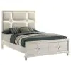 Coaster Fine Furniture 224951QB2 Olivia - Queen Footboard & Slats, Box 2 of 3 - Pearl White