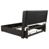 Coaster Fine Furniture 222491KWB1 Leandro - Headboard, Box 1 of 3 - Burnished Black