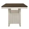 ACME 77180 Tasnim - Counter Dining Table - Oak & Antique White