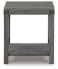 Ashley Furniture T175-2 Freedan - Square End Table - Grayish Brown