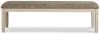 Ashley Furniture D647-08 Bolanburg - Extra Large UPH DRM Bench - Brown / Beige