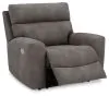Ashley Furniture 6100313 Next-Gen Durapella - Power Recliner With Adjustable Headrest - Slate