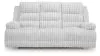 Ashley Furniture PC4280499 Rhines Falls - Reclining Power Sofa With Drop Down Table - Alloy