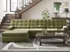 Ashley Furniture PC61702S1 Caspian-Town - 2-Piece Sectional With LAF Corner Chaise - Olive