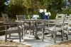Ashley Furniture P802-625 Visola - RECT Dining Table w/Umb OPT - Gray