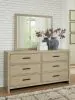 Ashley Furniture B602B1 Ashley Furniture B602B1 Calmoro - Dresser And Mirror - Gray
