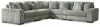 Ashley Furniture 21105S5 Ashley Furniture 21105S5 Lindyn - Corner Chairs 5 Pc Sectional - Fog