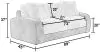 Jackson Furniture Industries 132003-1176/19-2555/01 Snowball - Sofa - Taupe