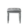 New Classic BA9698S-092 New Classic BA9698S-092 Valentino - Vanity Table Stool - Silver