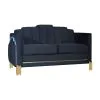 New Classic U2034-20-BLK Empire - Lighted Loveseat - Black