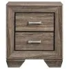 CoasterEveryday 204191Q-S5 Kauffman - 5 Piece Queen Bedroom Set - Washed Taupe