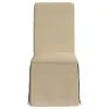 Coaster Fine Furniture 100747 Shawna - Upholstered Skirted Dining Chair (Set of 2) - Khaki