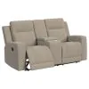 Coaster Fine Furniture 610282 Brentwood - Upholstered Motion Reclining Loveseat - Taupe