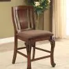 Furniture of America CM3873PT Johannesburg - Counter Height Table - Brown Cherry