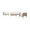 New Classic 60-G5587N-4S New Classic 60-G5587N-4S Ashton - 4 Piece Outdoor Set (Sofa & 2 Chairs & Coffee Table) - Natural