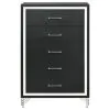 Coaster Fine Furniture 224995 Lucia - 5-Drawer Bedroom Chest Of Drawers - Black