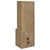 Coaster Fine Furniture 802693 Westpark - 3-Shelf Bookcase USB And Lockable Drawer - Mango