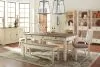 Ashley Furniture D647-00 Bolanburg - Large UPH Dining Room Bench - Beige