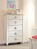 Ashley Furniture B267-46 Willowton - Five Drawer Chest - Brown / Beige / White