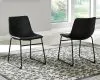 Ashley Furniture D372-06 Ashley Furniture D372-06 Centiar - Dining UPH Side Chair (Set of 2) - Black