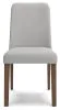 Ashley Furniture D615-01 Ashley Furniture D615-01 Lyncott - Dining Uph Side Chair (Set of 2) - Light Gray / Brown