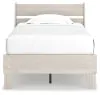 Ashley Furniture EB1864B3 Socalle - Twin Panel Platform Bed - Natural