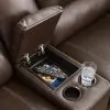 Ashley Furniture U71604S7 Ashley Furniture U71604S7 Dunleith - 7-Piece Power Reclining Sectional With 2 Storage Consoles - Chocolate