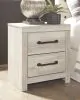 Ashley Furniture B192/31/36/57/54/96/92(2) Ashley Furniture B192/31/36/57/54/96/92(2) Cambeck - 7 Pc. - Dresser, Mirror, Queen Panel Bed, 2 Nightstands - Whitewash