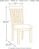 Ashley Furniture D199/15/01(4) Ashley Furniture D199/15/01(4) Berringer - 5 Pc. - Drop Leaf Table, 4 Side Chairs - Rustic Brown