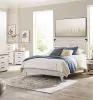 Ashley Furniture EB4121/131/157/113/191(2) Ashley Furniture EB4121/131/157/113/191(2) Shawburn - 5 Piece - Dresser, Queen Panel Platform Bed, 2 Nightstands - White / Black / Gray