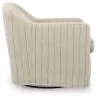 Ashley Furniture A3000817 Valwick - Swivel Accent Chair - Cream / Brown