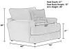 Jackson Furniture Industries 409801-1724/28-2267/28 Jackson Furniture Industries 409801-1724/28-2267/28 Lamar - Chair - Shark