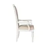 Liberty Furniture 244-C2501A Magnolia Manor - Splat Back Upholstered Arm Chair - Antique White