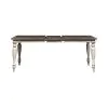 Liberty Furniture 661W-T4074 Whitney - Rectangular Leg Table - Antique Linen / Weathered Gray