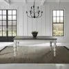 Liberty Furniture 237-T4290 River Place - Rectangular Leg Table - Riverstone White & Tobacco