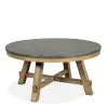 Riverside Furniture 16501-16502 Weatherford - Round Cocktail Table - Reclaimed Natural Pine
