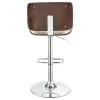 CoasterEssence 130503 Folsom - Upholstered Adjustable Bar Stool - Ecru And Chrome