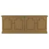 CoasterElevations 180205 Florence - 4 Door Dining Sideboard Buffet Cabinet - Rustic Honey