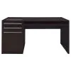 CoasterEveryday 800982 Halston - 3-Drawer Office Computer Desk - Cappuccino