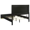 Coaster Fine Furniture 224781KW-S5 Caraway - 5 Piece California King Bedroom Set - Black