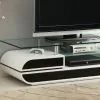 Furniture of America CM5813-TV Evos - TV Console - Black / White