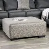 Furniture of America SM5152-OT Earl - Ottoman - Gray