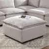 Furniture of America CM6547-OT Arlene - Ottoman - Light Gray