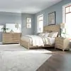 Liberty Furniture 789-BR-KPBDMN Liberty Furniture 789-BR-KPBDMN Brentwood - 4 Piece Bedroom Set (King Panel Bed, Dresser & Mirror, Nightstand) - Sandstone